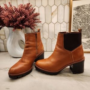 NATURALIZER VERNEY WEATHERPROOF BOOT Ciderspice Leather SIZE 9W